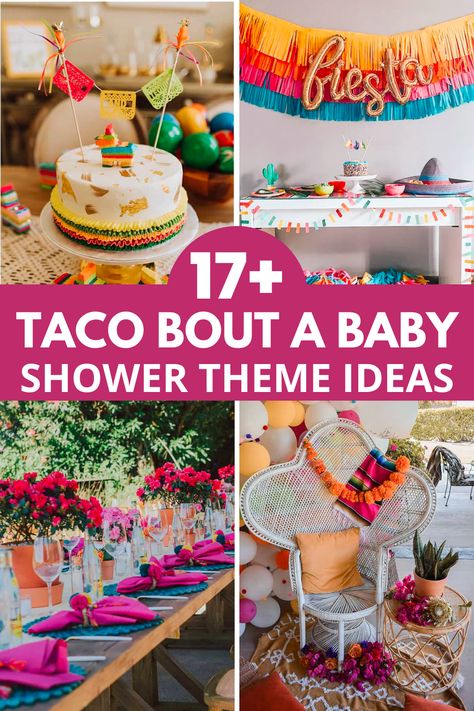 taco baby shower Taco Centerpiece Ideas, Taco Shower Ideas, Baby Shower Mexican Food, Taco Bar For Baby Shower Ideas, Taco Bar Baby Shower Ideas Boy, Taco Bout A Baby Shower Decorations, Taco About Twins Baby Shower Ideas, Nacho Bar Baby Shower Ideas, Mamarita Bar Ideas