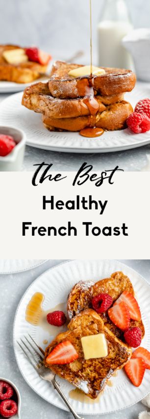 Dairy Free French Toast, Healthy French Toast Recipe, Healthy French Toast, Easy French Toast Recipe, Greek Yogurt Flavors, Classic French Toast, Best French Toast, French Toast Easy, French Toast Bake