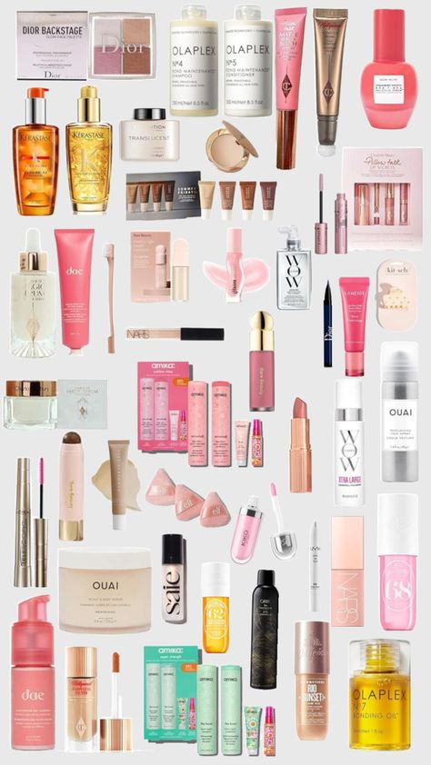 IT girl Christmas list ideas- makeup and hair care Christmas Wishlist Ideas Makeup, It Girl Christmas, Girl Christmas List, Preppy Must Haves, Dior Blush, Girly Christmas Gifts, Mack Up, Christmas List Ideas, Christmas Haul