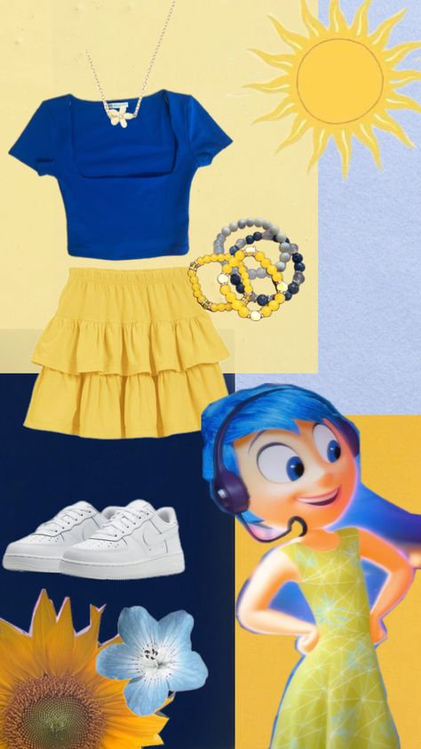 Teenager Outfits, Inspired Outfits, Disney Outfits, Character Outfits, Disney Trips, Cartoon Characters, Halloween Costumes, Inside Out, Outfit Inspirations