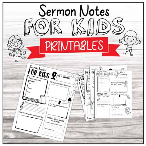 Kids Sermon Notes Free Printable, Free Sermon Notes Printable, Sermon Notes Template Free Printable, Beatitudes For Kids Free Printable, Sermon On The Mount Craft For Kids, Children’s Ministry, Sermon Notes Template, Sermon Notes Printable, Sermon Notes For Kids