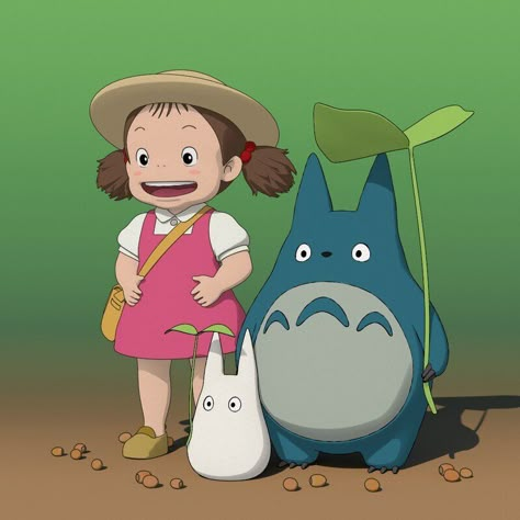 ArtStation - Mei&Totoro toon version, Jaeyeon Nam Mei Totoro, My Neighbor Totoro Characters, Totoro Characters, Cartoon Reference, Totoro Art, Hulk Character, Circus Characters, Personajes Studio Ghibli, Studio Ghibli Characters