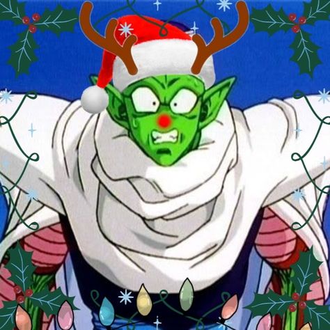 Dragon Ball Christmas Pfp, Dbz Christmas Pfp, Dragonball Christmas, Dbz Christmas, Christmas Dragon Ball, Dragon Ball Christmas, Christmas Pfp, Christmas Dragon, Anime Pfps