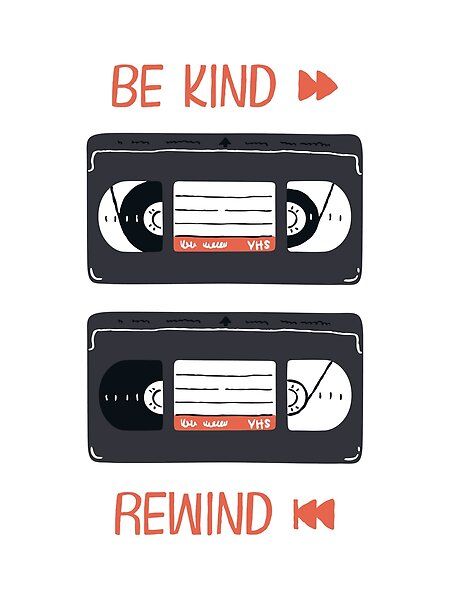 Be Kind, Rewind (VHS Illustration) by sundrystudio | Redbubble Vhs Tattoo, Tattoos For Daughters, Making Things, Be Kind, Top Artists, Sell Your Art, Awesome Products, Independent Artist, Portfolio