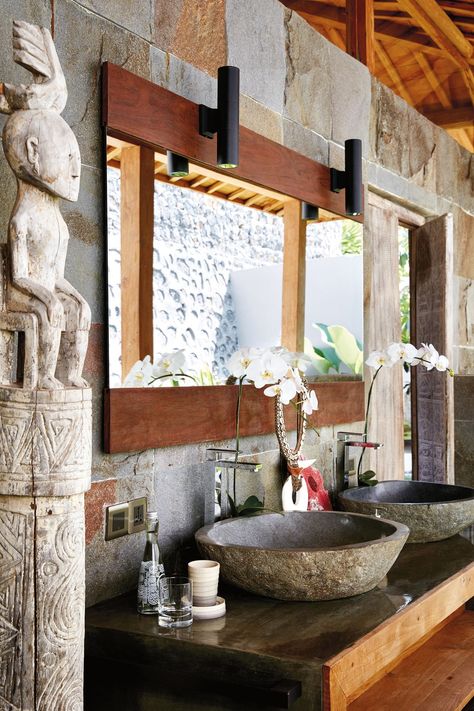 Bali Bathroom Ideas, Balinese Bathroom, Balinese Interior, Bali Style Home, Bali Decor, Balinese Decor, Tropical Bathroom, Zen Bathroom, Bali House