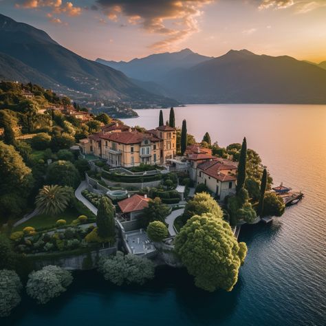 Lake Como Mansion, Italy Mansion, Wifi Money, Lake Como Villas, Villas In Italy, Lake Como Italy, Dream Vacations Destinations, Italy Aesthetic, Como Italy