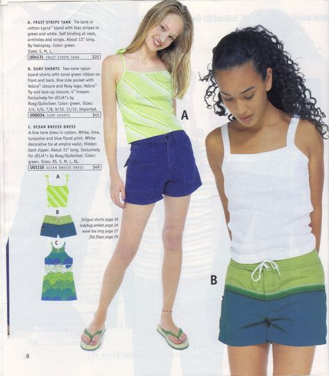 Delias 90s Catalog, 90s Catalog, 90s Fashion Catalog, 90s Early 2000s Fashion, Oc Clothes, 90s Aesthetics, 00s Fashion, Early 2000s Fashion, 1990s Fashion