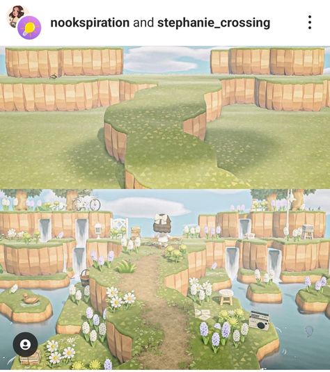 Animal Crossing Island Inspiration, Cottage Core Animal Crossing, Animal Crossing Designs, Cottagecore Animal Crossing, Acnh Inspiration, Acnh Cottagecore, Animals Crossing, Animal Crossing Guide, Animal Crossing Wild World