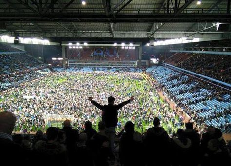 View from The Holte End Super Club, British Football, Aston Villa Fc, Football Casuals, Villa Park, The Pitch, Aston Villa, Great Pictures, Places Around The World