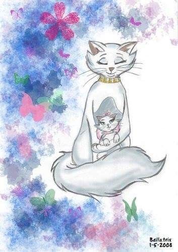 Marie And Duchess Aristocats, Duchess And Marie Tattoo, Aristocats Tattoo Mother Daughter, Laurie Bird, Disney Aristocats, Marie Aristocats, Beautiful Tattoo, Disney Fanatic, Pinturas Disney