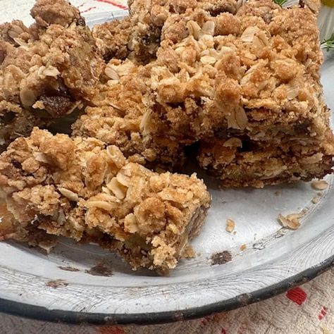 Raisin Squares, Sour Cream Raisin Pie, Raisin Bars, Oatmeal Raisin Bars, Raisin Pie, Sour Cream Recipes, Recipes Christmas, Bar Cookies, Oatmeal Raisin