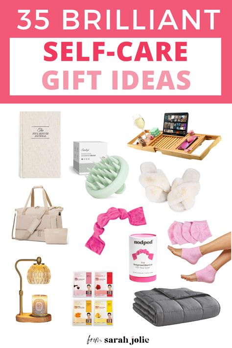 self care gifts Best Self Care Products For Women, Spa Items Ideas, Self Care Birthday Gift Ideas, Wellness Giveaway Ideas, Selfcare Gift Basket Ideas, Skin Care Gift Ideas, Self Care Package Gift Ideas For Women, Self Care Presents, Self Care Gifts For Friends