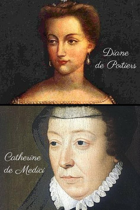 chateau de chenonceau Catherine de Medici Diane de Poitiers Catherine Medici, Charles Emmanuel, Royal Love, Ancient Kings, Catherine De Medici, Royal Women, Royal History, His Queen, Love Triangle