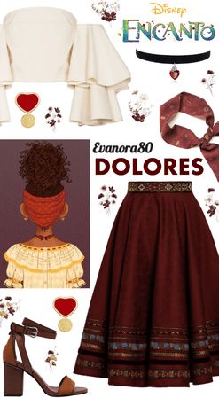 Modern Disney Outfits, Disney Bound Outfits Casual, Mirabel Madrigal, Disney Themed Outfits, Mexican Outfit, Disney Bound Outfits, Unisex Clothes, Casual Cosplay, Beige Pants