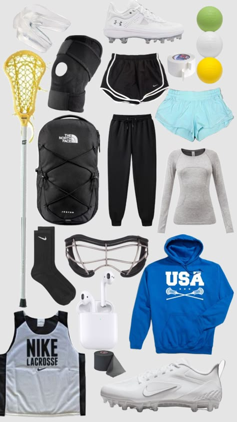 #lacrosse #laxgirl #lax #visionboardideas #visionboard #laxfit #sports #vsco #lululemon #stx Lacrosse Bag Essentials, Lax Practice Outfits, Women’s Lacrosse Aesthetic, Women’s Lacrosse, Vsco Lululemon, Lax Outfits, Preppy Lacrosse, Lacrosse Fits, Lacrosse Tips