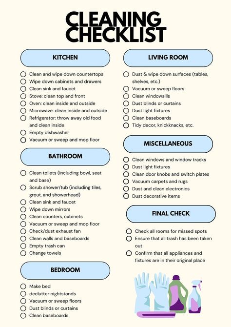 Make Instead Of Buy, Deep Cleaning Lists, Bathroom Cleaning Checklist, Dusting Blinds, Household Cleaning Schedule, Cleaning Lists, House Schedule, Living Room Cleaning, Deep Cleaning Checklist