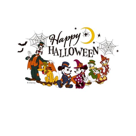 Disney Face Characters, Mickey Halloween, Disney Mouse, Disney Friends, Spooky Designs, Halloween Cartoons, Halloween Clipart, Cute Poster, Mickey Mouse And Friends