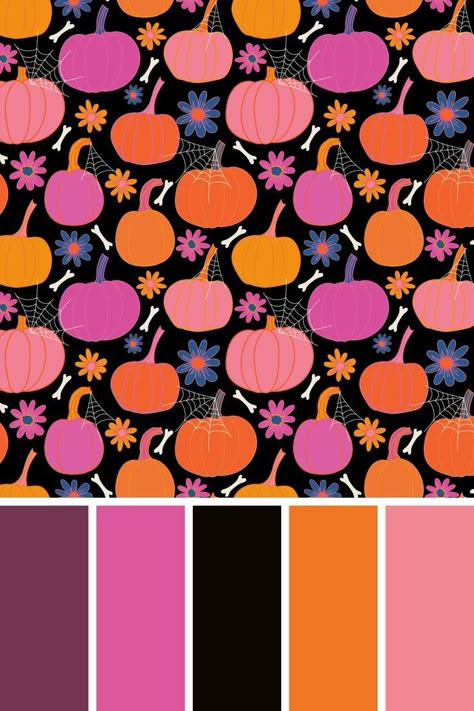 Halloween Color Scheme, Bright Halloween, Halloween Color Palette, Pumpkin Background, Pallet Halloween, Halloween Color, Create Color Palette, Background Bright, Color Design Inspiration