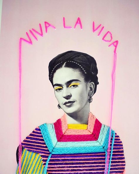 Viva La Vida, Neon, The World, Yellow, Pink, On Instagram, Instagram, Frida Kahlo