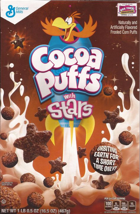 Cocoa Puffs Cereal, New Cereal, Cereal Flavors, Iced Gems, Types Of Cereal, Best Cereal, Corn Puffs, Cereal Brands, Cocoa Puffs