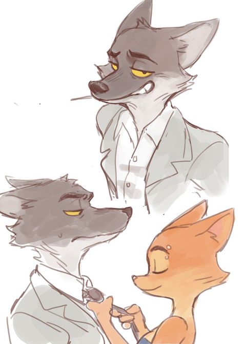 Mr Wolf And Diane, Wolf And Diane, Diane Foxington, Mr Wolf, Mister Wolf, The Bad Guys, Dreamworks Animation, Bad Dog, Bad Guys