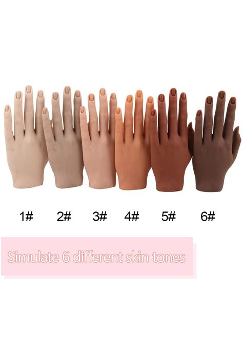 Nail Training, Printing Practice, Diy Print, Different Skin Tones, Nail Forms, Hand Model, Nail Sizes, Diy Prints, Nail Art Diy