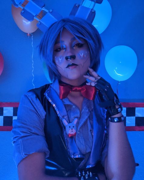 #bonnie #fnaf #tiktok #fivenightsatfreddy's Fnaf Cosplay Bonnie, Glamrock Bonnie Cosplay, Music Man Cosplay, Bonnie Cosplay Fnaf, Fnaf Bonnie Cosplay, Glamrock Freddy Cosplay, Toy Bonnie Cosplay, Fanf Cosplay, Bonnie Cosplay