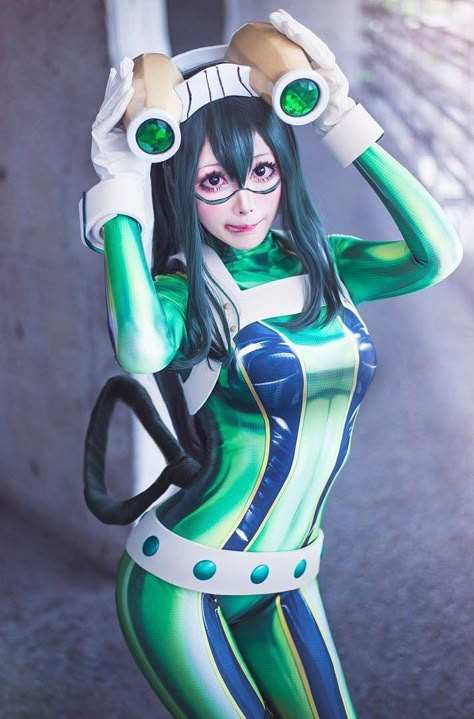 COSPLAY HEAVEN on Twitter: "Cosplayer: Monpink. Country: Taiwan. Cosplay: Tsuyu Asui (Froppy). Anime: My Hero Academia. @monpink1111… " All Might Cosplay, Uraraka Cosplay, Armadura Cosplay, Belle Cosplay, My Hero Academia Cosplay, Mha Cosplay, Cosplay Kawaii, Epic Cosplay, Final Fantasy X