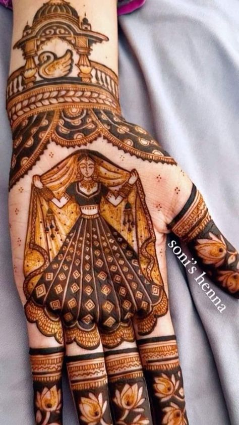 Bridegroom Mehndi Designs, Gauri Vrat Special Mehndi, Vat Savitri Mehendi Design, Hard Mehndi Designs, Karvachauth Mehendi Designs, Marwari Mehndi Design, Bride Mehandi, Latest Mehndi Designs Wedding, Short Mehndi Design