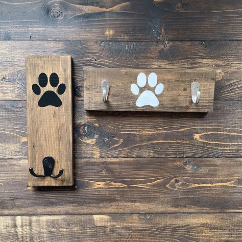 JB Wood Creations on Instagram: “Dog leash holder” Bottle Opener Sign, Gift Crafts, Dog Leash Holder, Instagram Dog, Pet Projects, Dog Bowl Stand, Bowl Stand, Leash Holder, Building Projects