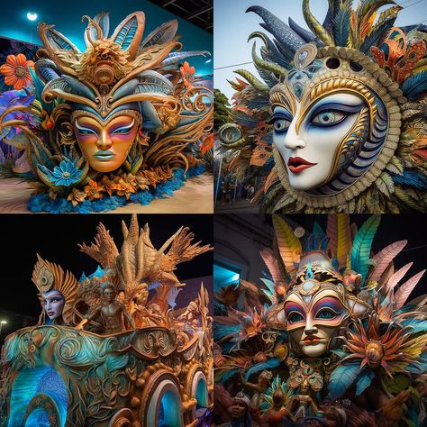 Rio Carnival float style in Midjourney AI (V5.1, V5, V4, niji 5) | Artistic Techniques | Various Techniques | | | Andrei Kovalev's Midlibrary Carnival Floats, Carnival Design, Duane Michals, Bamboo Architecture, Rio Carnival, Parade Float, Hieronymus Bosch, Cyberpunk Character, Game Concept