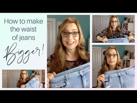 (2233) Make the waist of jeans BIGGER! - YouTube Sewing Upcycled Clothing, Denim Hacks, Altering Jeans, Sewing Tricks, Upcycle Sewing, Trial And Error, Altering Clothes, Upcycle Clothes, Sewing Clothes