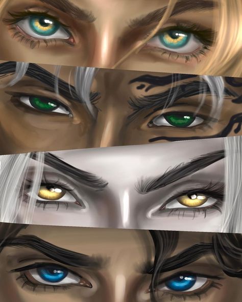 Queen Of Shadows, Eye Study, Dorian Havilliard, Throne Of Glass Fanart, Aelin Ashryver Galathynius, Aelin Galathynius, Fire Fans, Throne Of Glass Books, Crown Of Midnight