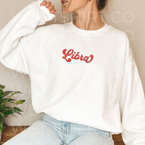 Libra Zodiac Astrology Sweatshirt Gift Christmas Holiday Shirt Vacation Sweatshirt Fashion Trend Funny Quiet Luxury Trending Soft Sweater Astrology Sweatshirt, 2023 Aesthetic, Rock Vintage, Retro Advertising, Mode Boho, Castle Rock, Libra Zodiac, Zodiac Astrology, Holiday Shirt