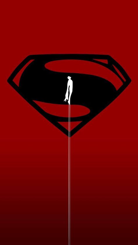 Superman Comic Wallpaper, Comic Wallpaper Iphone, Man Of Steel Logo, Man Of Steel Wallpaper, Superman 3d, Red Wallpapers, Home Screen Wallpaper Hd, Iphone 6s Wallpaper, Superman Symbol