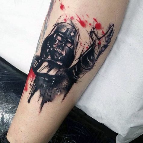 Mens Forearms Darth Vader Tattoo Darth Vader Tattoo Design, Vader Tattoo, Geek Tattoos, Darth Vader Tattoo, Dark Vader, Retro Tattoos, Star Wars Quotes, Geek Tattoo, Dark Vador