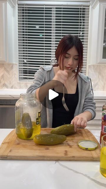 Nanajoe19 on Instagram: "Chamoy pickles!! #explore #reels" Cucumber With Chamoy, Chamoy Pickles Recipe, Pickle Chamoy Recipe, How To Make A Chamoy Pickle, How To Make Chamoy Pickles, Diy Chamoy Pickles, Pickles With Chamoy, Chamoy Pickles, Mexican Pickles Chamoy