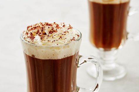 French Coffee Is The Boozy Hit Your Dinner Party Coffee NEEDSDelish UK Spiked Coffee, Bourbon Coffee, Coffee Banana Smoothie, Bourbon Maple Syrup, Honey Coffee, Maple Bourbon, Coffee With Alcohol, Banana Coffee, Happy Drink