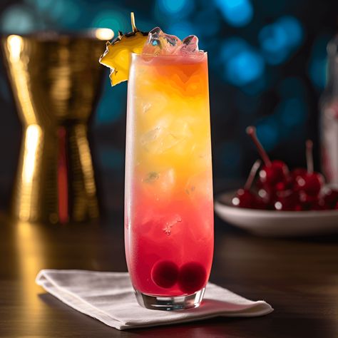 Cinderella Recipe - The Cinderella cocktail offers a delightful mix of sweet and sour flavors, with a light and refreshing taste. The combination of fruit juices creates a tropical sensation, while the ginger ale adds a subtle fizziness. Cinderella Mocktail, Mocktail Watermelon, Cinderella Cocktail, Mango Mocktail, Watermelon Mocktail, Flaming Dr Pepper, Caribou Lou, Ginger Mojito, Pina Colada Mocktail