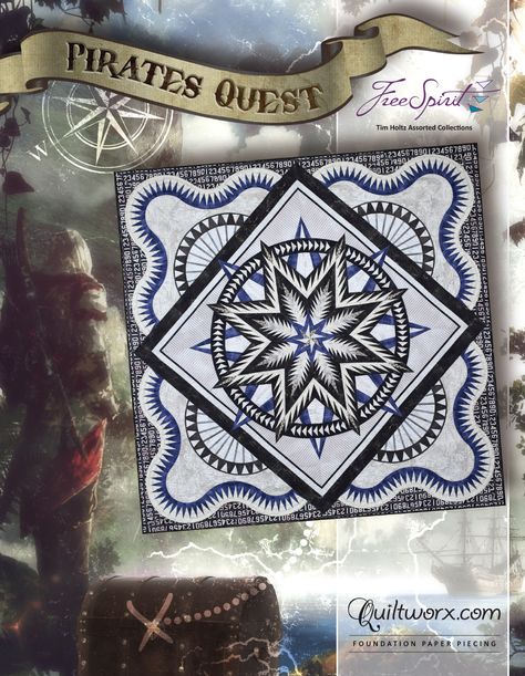 Paper Pieced Quilt Patterns, Judy Niemeyer, Make A Quilt, Birdhouse Designs, Blue And White Fabric, Paper Pieced Quilt, Primitive Gatherings, The Pirates, King Size Quilt