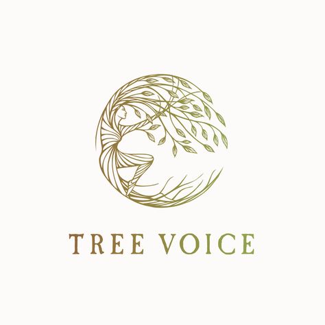 Hand drawn logo design for a person connected to the tree :) Tree Of Life Logo, Spiritual Logo, Massage Logo, Hand Drawn Logo Design, Tree Logo Design, Logo Desing, Inspiration Logo Design, Yoga Logo, Beautiful Logos Design