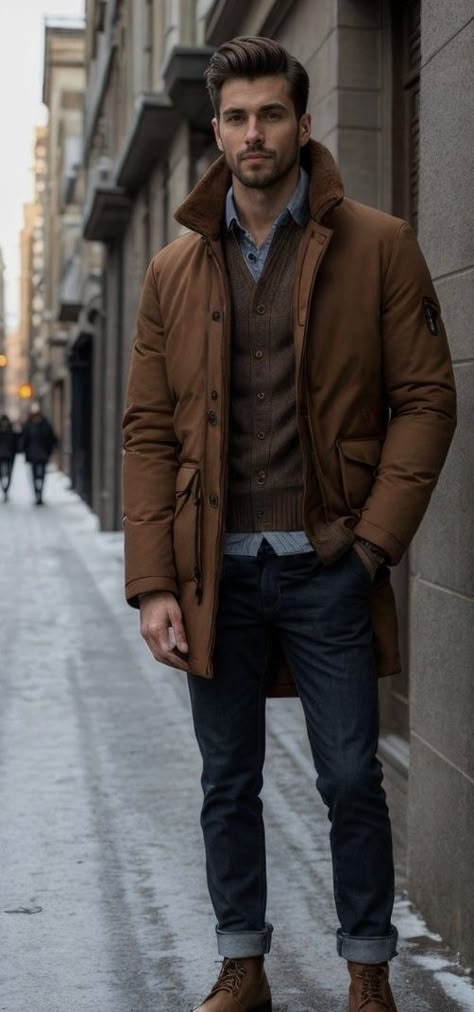 Italian Outfit Men Winter, Men’s Dapper Fashion, Men Coats Winter, Mens Wool Coat Outfit, Best Dressed Men 2024, 2024 Winter Men Fashion, Winter Fashion Outfits For Men, British Winter Fashion, Men Cold Winter Outfits