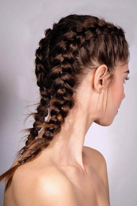 Lovely kids Braid Hairstyl Boxer Braids Hairstyles, Braided Summer Hairstyles, Dutch Braid Hairstyles, Hair Colorful, Boxer Braids, Dutch Braids, Beauty Hairstyles, Easy Summer Hairstyles, Festival Hair