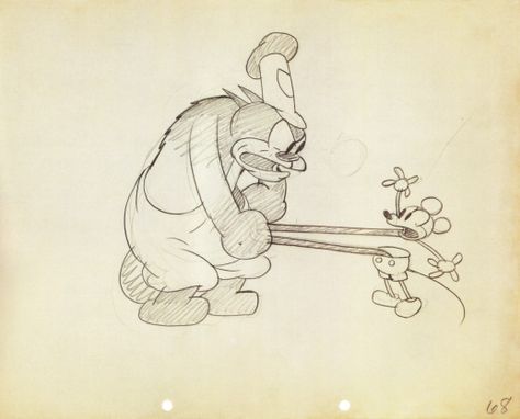 Ub Iwerks Cartoons Disney, Ub Iwerks, 1930s Cartoons, Art Of Disney, Animation Disney, Mickey Mouse Art, Animation Sketches, Steamboat Willie, Mickey Mouse Cartoon