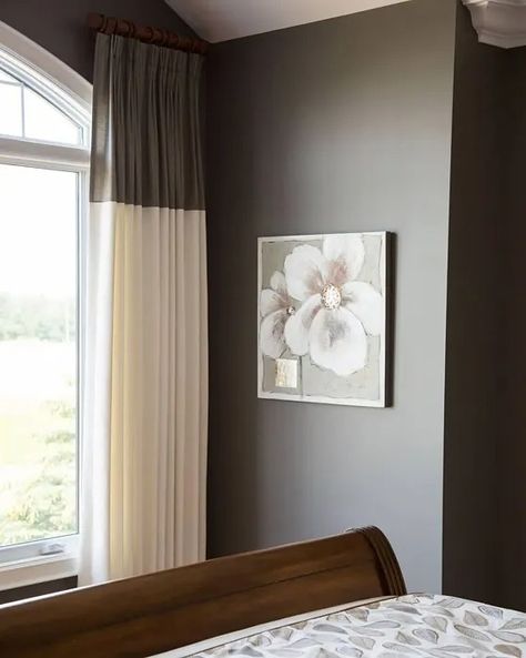 Benjamin Moore Burnt Ember bedroom paint Burnt Ember Benjamin Moore, Benjamin Moore Sycamore Tree, Benjamin Moore Bucktrout Brown, Benjamin Moore Van Buren Brown, Benjamin Moore Black Beauty, Benjamin Moore Dark Brown Paint Colors, Black Forest House, Warm Paint Colors, Choosing Paint