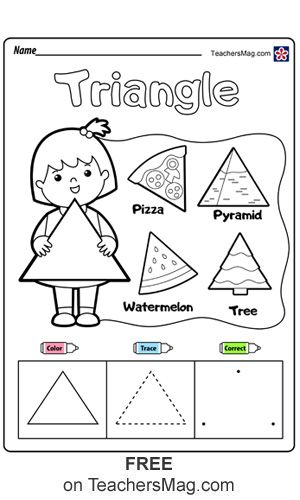 Shape Worksheets for Preschool and Kindergarten. This page of geometry worksheets focuses on shape recognition for the preschool and kindergarten child. Triangles Activities, Shape Worksheets For Preschool, Shapes Worksheet Kindergarten, Worksheets For Preschoolers, Shape Activities Preschool, Shape Tracing Worksheets, Shapes Kindergarten, Geometry Worksheets, Tracing Worksheets Preschool