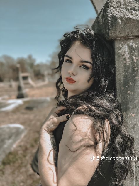 #cemetery #photography Graveyard Senior Pictures, Cemetery Photoshoot Ideas, Graveyard Shoot, Cemetery Shoot, Graveyard Photoshoot, Cemetery Photoshoot, 30s Birthday, Gothic Cemetery, Cemetery Photography