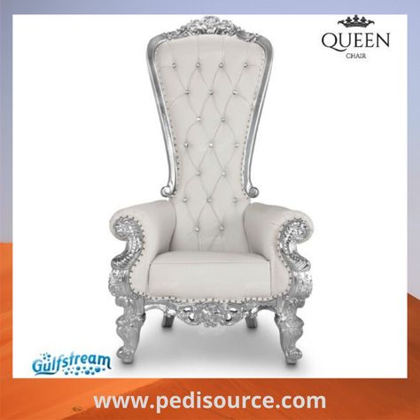 Queen Throne, Manicure Chair, Queen Chair, Royal Chair, Thea Queen, Spa Chair, Pedicure Chair, Queen Anne Style, Throne Chair