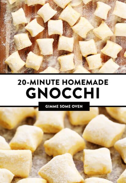 20-Minute Ricotta Gnocchi | Gimme Some Oven Gnocchi Italian, Gnocchi Recipes Homemade, Cheese Dinner, Pasta Easy, Dinner Pasta, Ricotta Gnocchi, Gnocchi Recipe, Indian Dinner, Ricotta Recipes