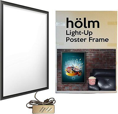 Stunning Designs Backlit Illuminated Movie Poster Frame to Light up Standard 27 x 40 Inch Double , Home Decor Movie Poster Frame, Led Light Box Sign, Double Home, Light Box Display, Movie Poster Frames, Light Box Sign, Led Light Box, Wall Outlet, Recessed Wall